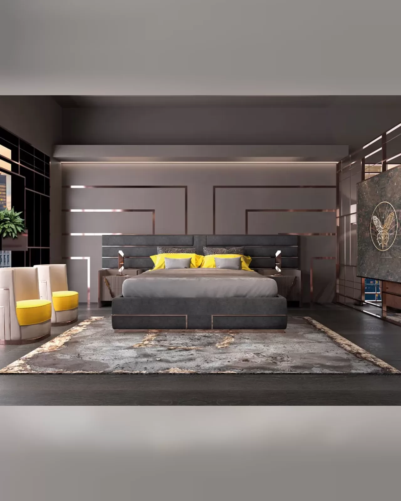 Mochi Bed by Epoque, high end Italian furniture