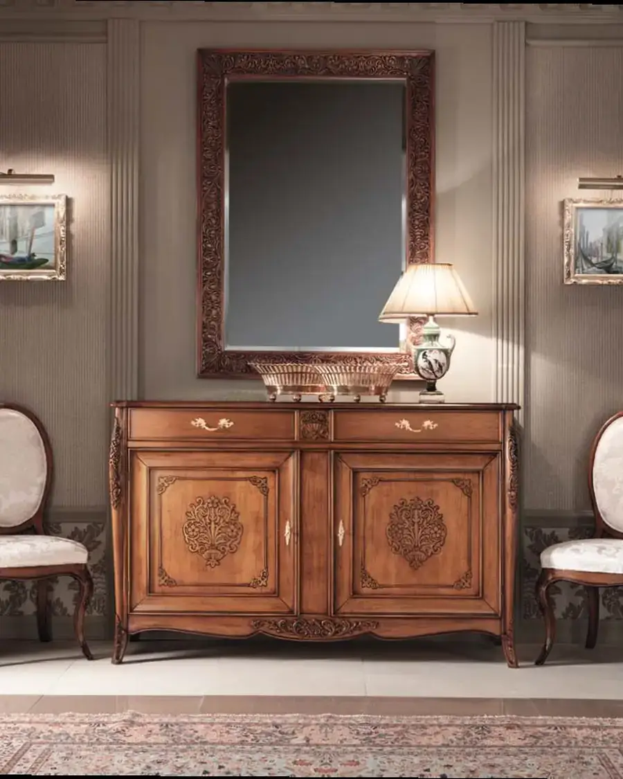 Gran Guardia Mirror 2100 by Francesco Pasi, mirror for an entrance table