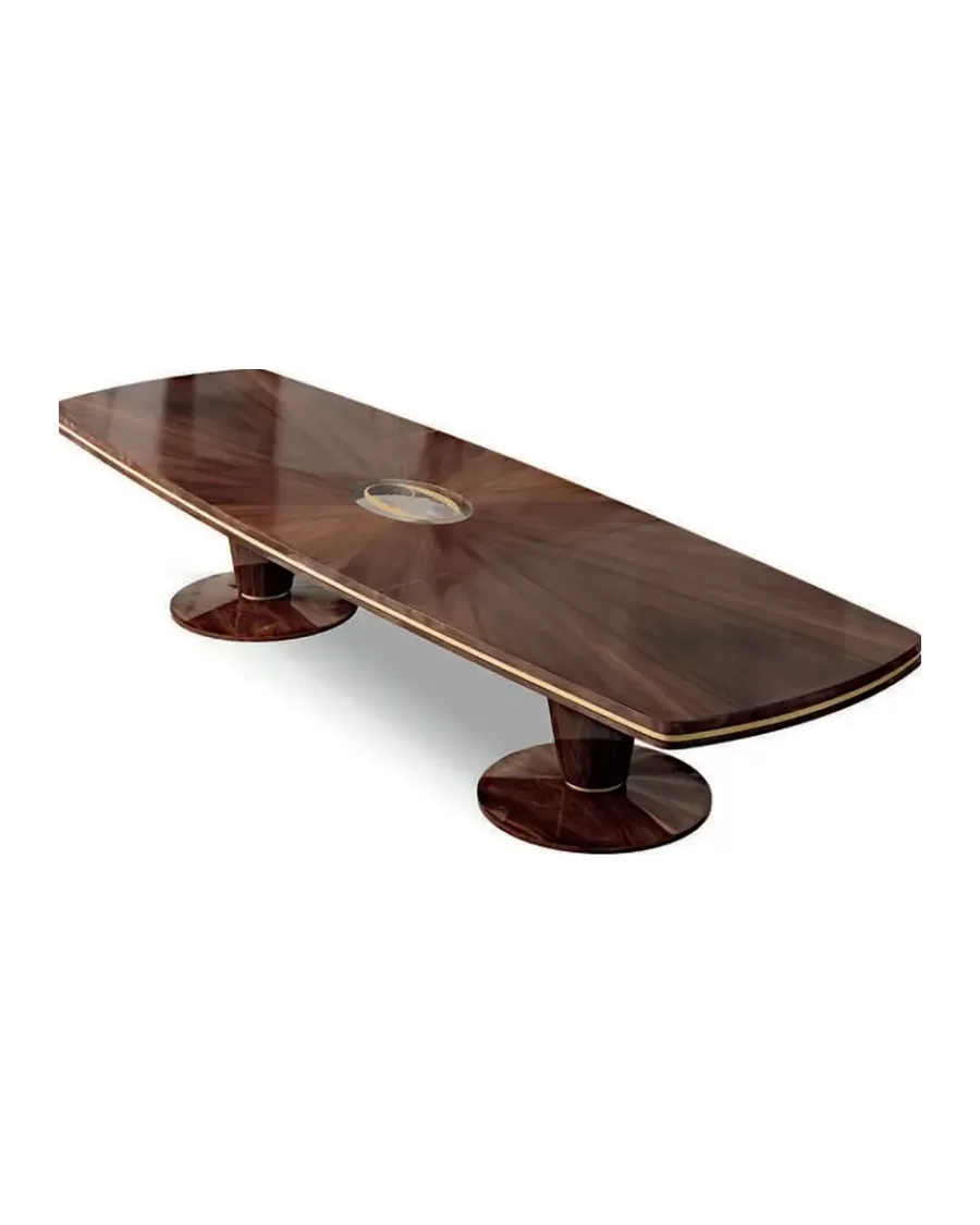Ellipse Five-Metre Dining Table by Francesco Pasi, lacquered dining room furniture