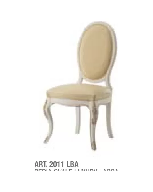 Gran Guardia Oval Dining Chair, Leather by Francesco Pasi, for a solid wood dining table