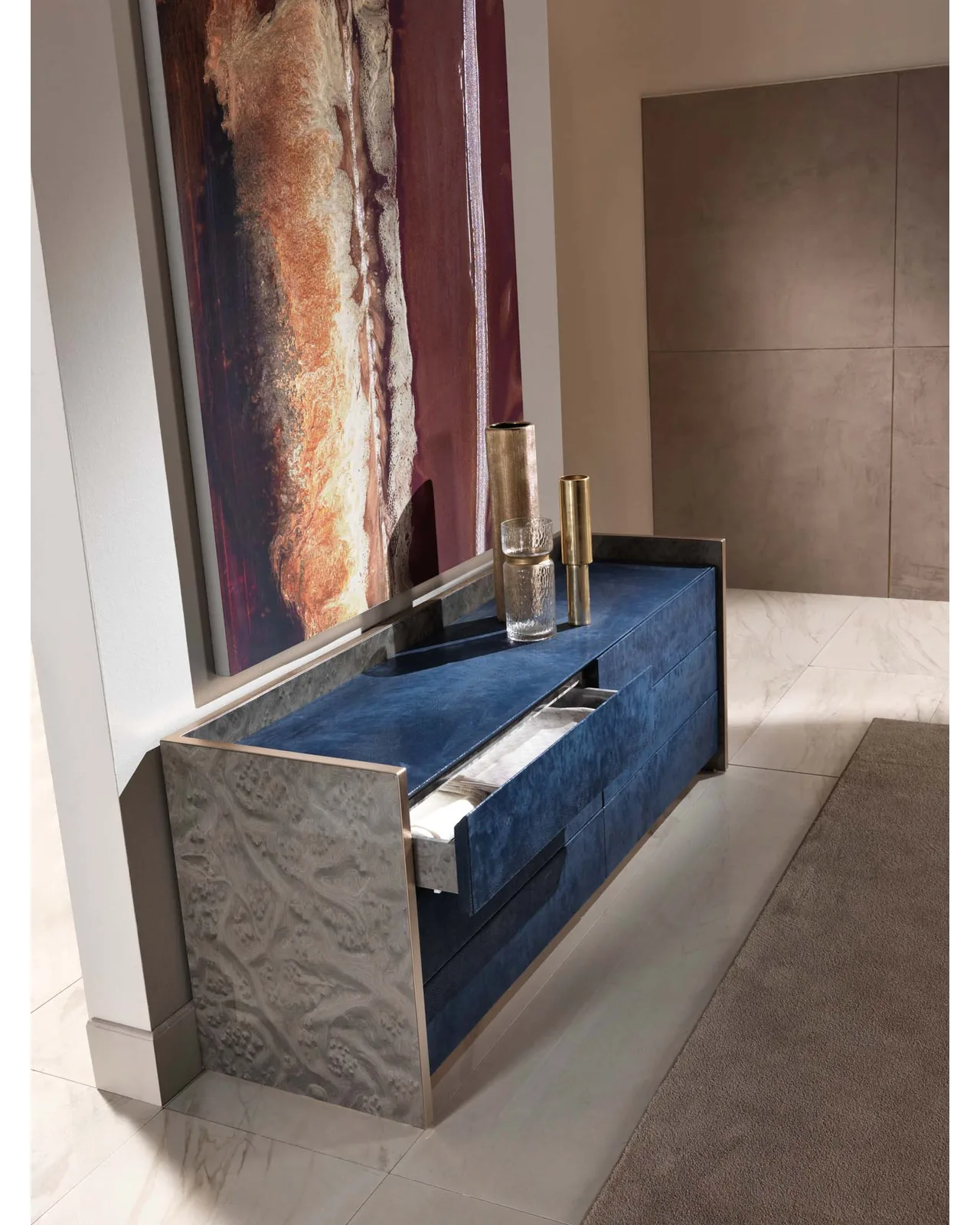 Eagle Dresser, modern dresser for the bedroom, 160 cm wide