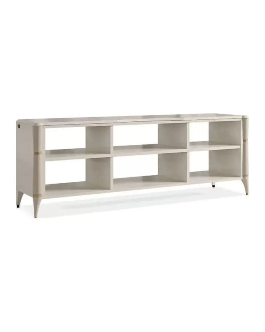 Ellipse Behind-Sofa Etagere by Francesco Pasi, high-end Italian furniture
