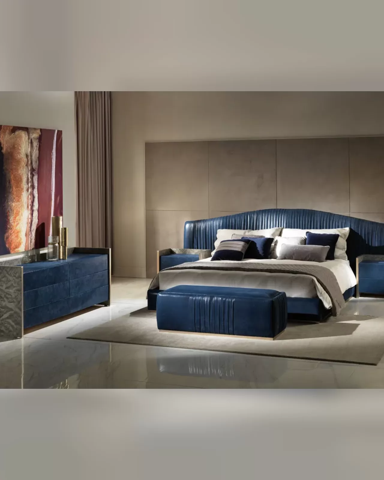 Licena Bed by Epoque, modern luxury furniture