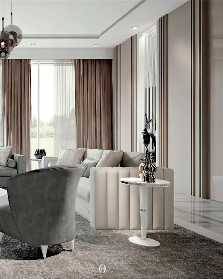 Ellipse Sofa with Straight Arms by Francesco Pasi, Italian style sofa