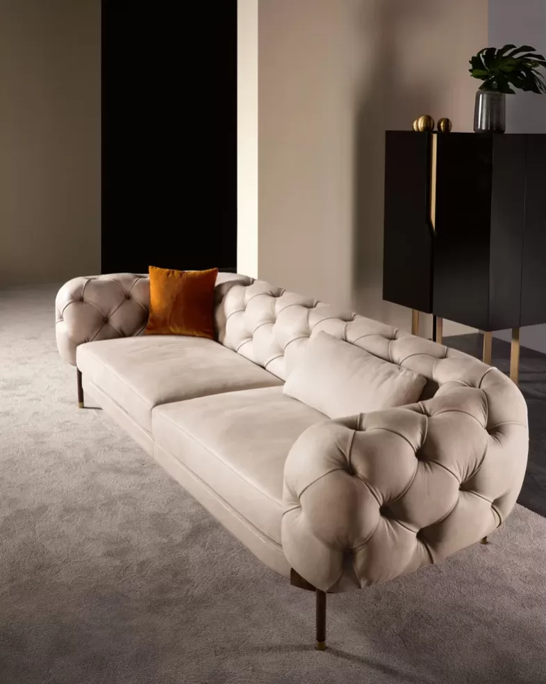 Atenae Sofa by Cantori, sofa made in Italy, made to order in Italy
