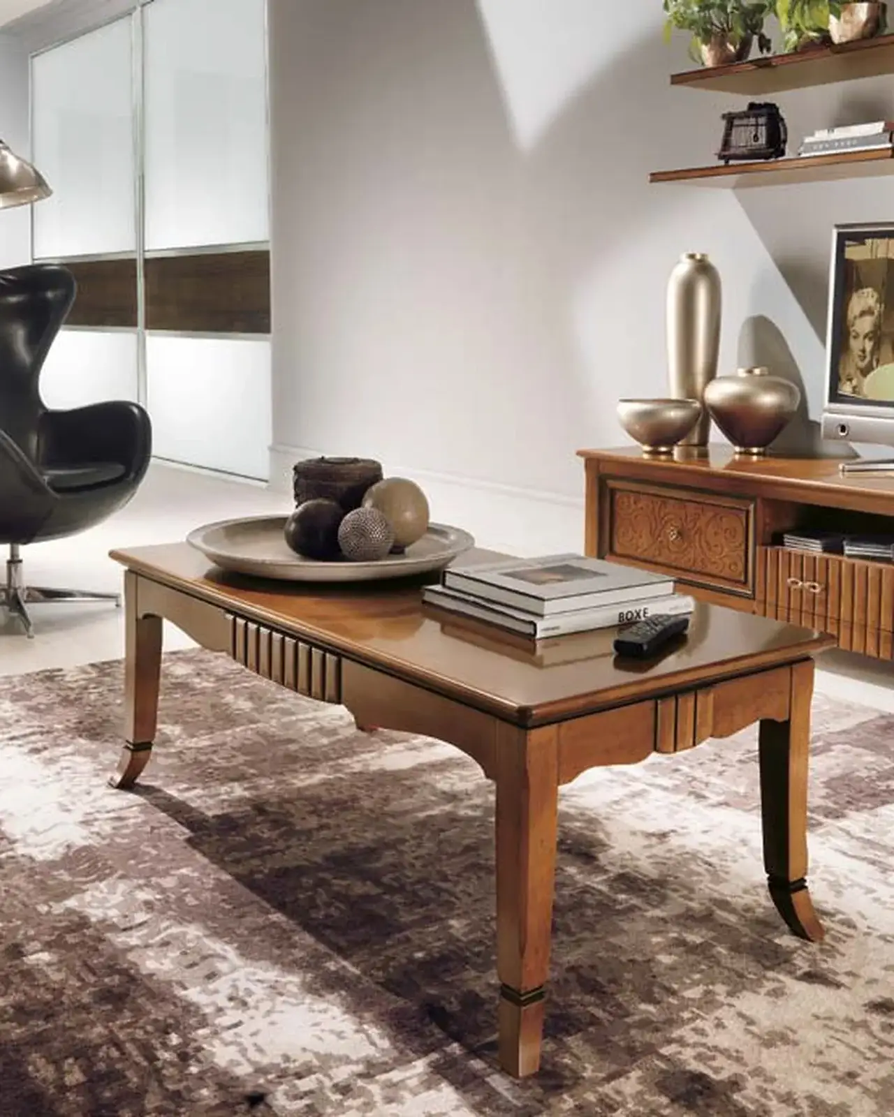 New Deco Rectangular Coffee Table by Francesco Pasi, Francesco Pasi furniture
