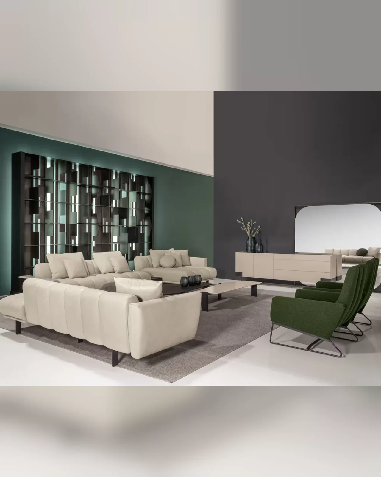Blockbau Modular Sofa by Cantori, minimalist sofa, made to order in Italy