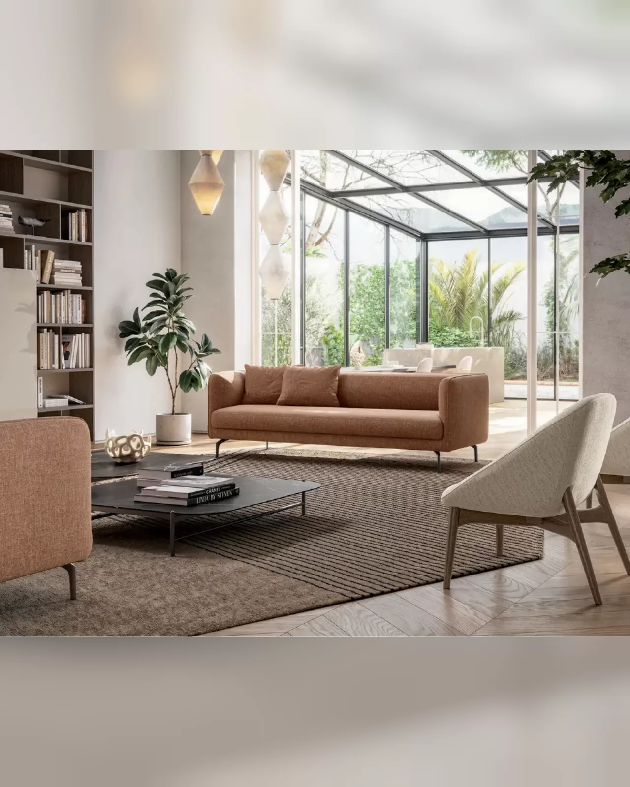 Panama Sofa by Dall'Agnese, modern couch set, made to order in Italy