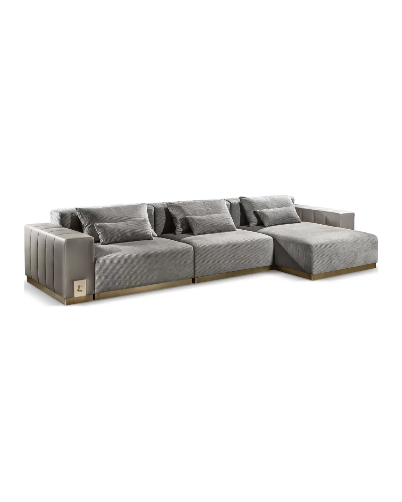 Divano componibile Vietri di Cantori, divano componibile configurabile per moduli