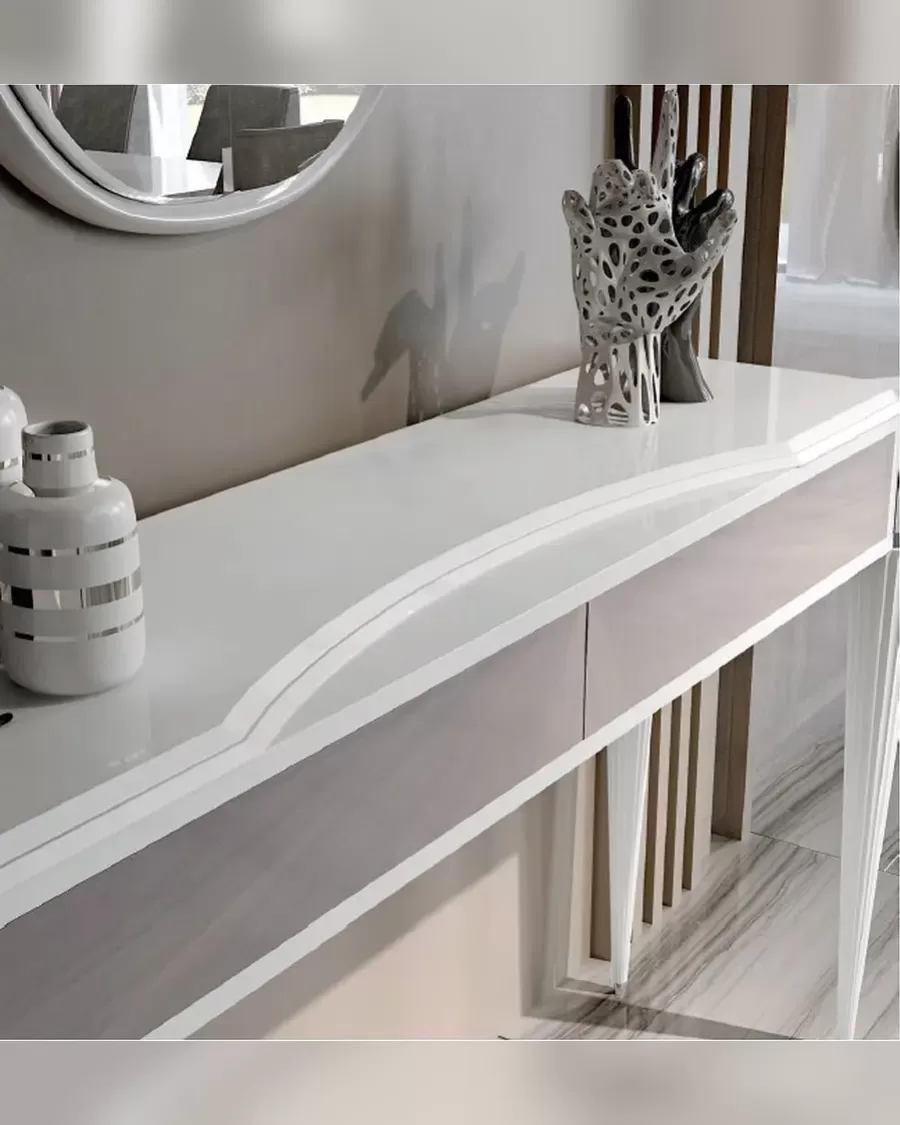 Ellipse Console with Two Drawers by Francesco Pasi, exclusive living furniture