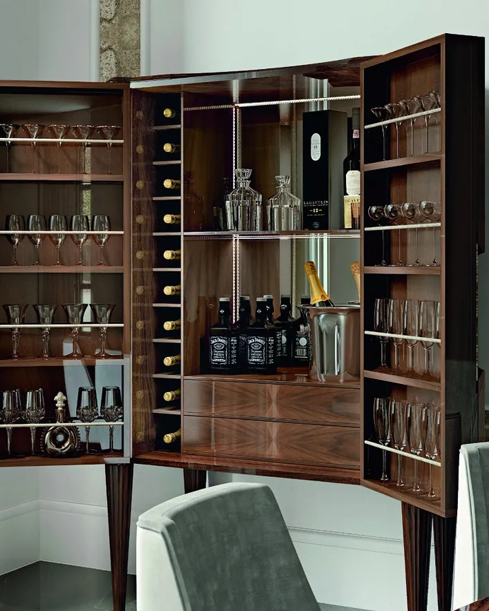 Ellipse Bar Cabinet, image 3 of 4, Italian furniture by Francesco Pasi