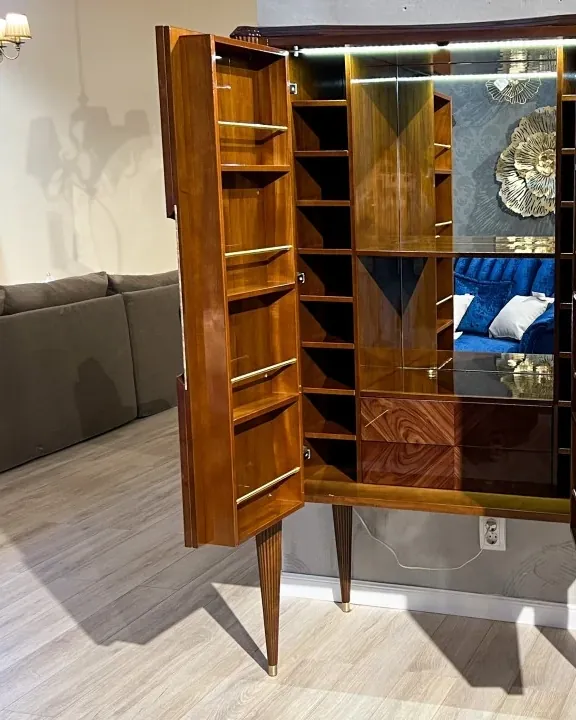 Ellipse Bar Cabinet by Francesco Pasi, luxury furniture made in italy