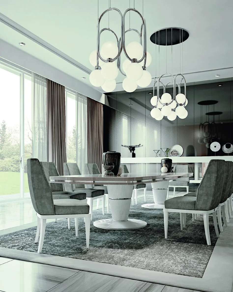 Ellipse Round Dining Table, image 2 of 3, Francesco Pasi Ellipse collection
