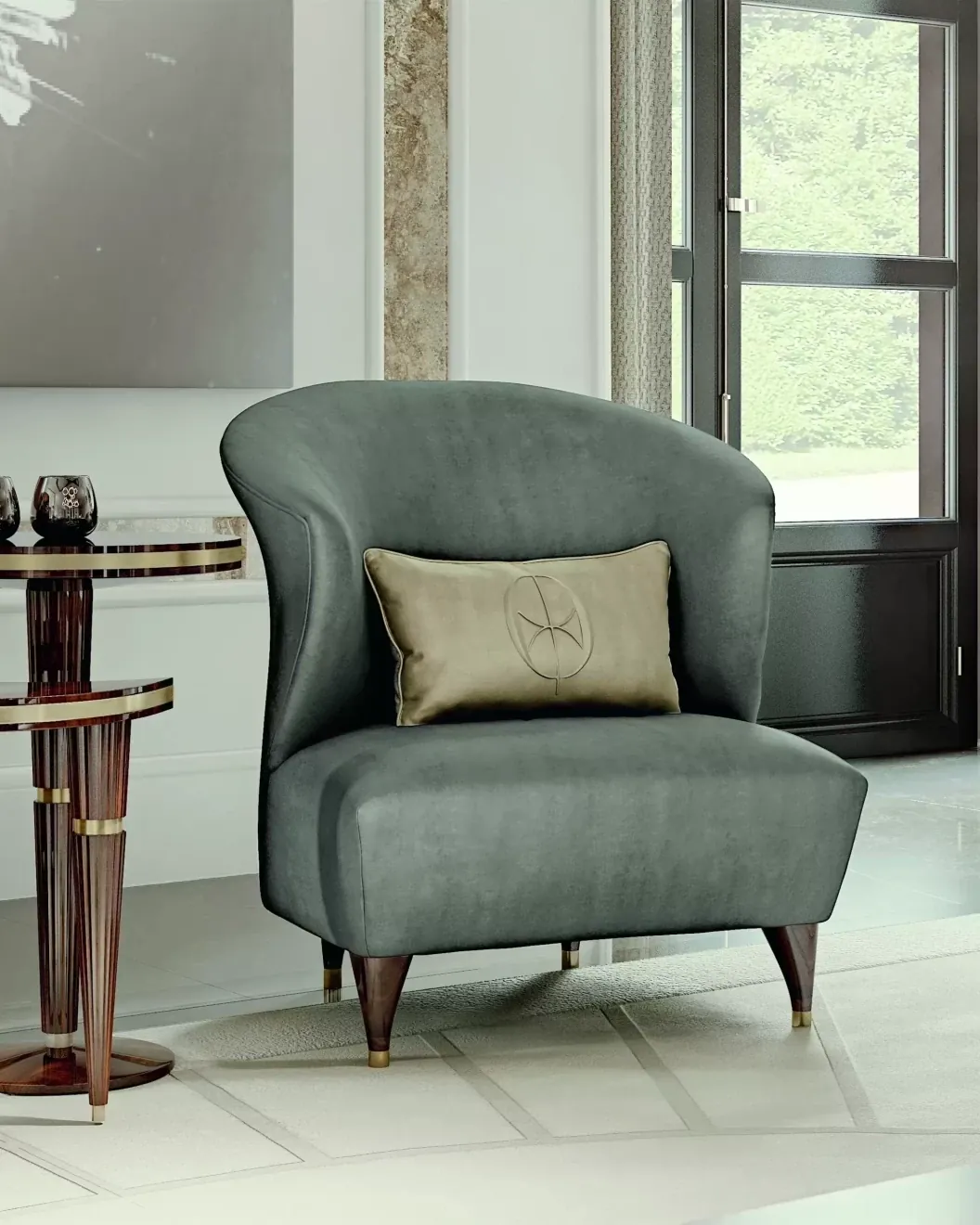 Ellipse Shaped Armchair, image 3 of 3, by Francesco Pasi