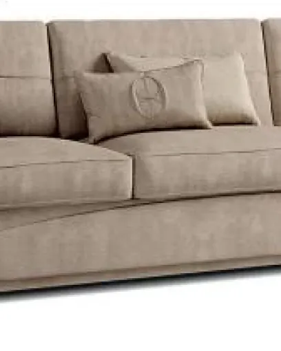 Ellipse Sofa with Straight Arms, Francesco Pasi Italian furniture for the living room