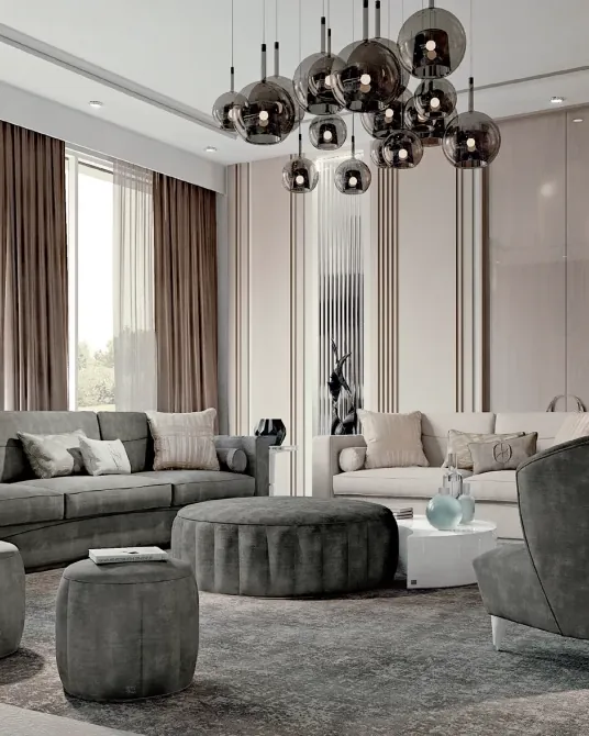 Ellipse Sofa with Straight Arms, image 2 of 2, Francesco Pasi Ellipse collection