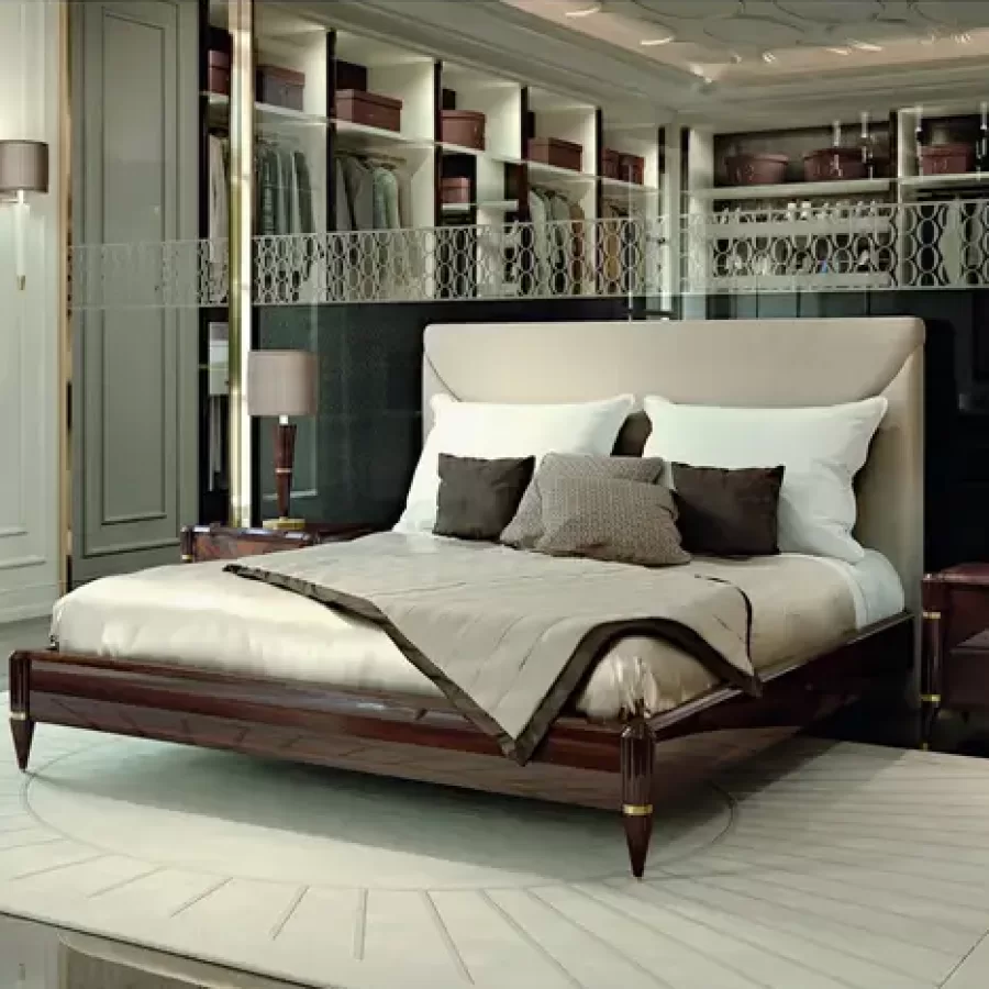 Ellipse Upholstered Bed by Francesco Pasi, for high quality bedroom sets