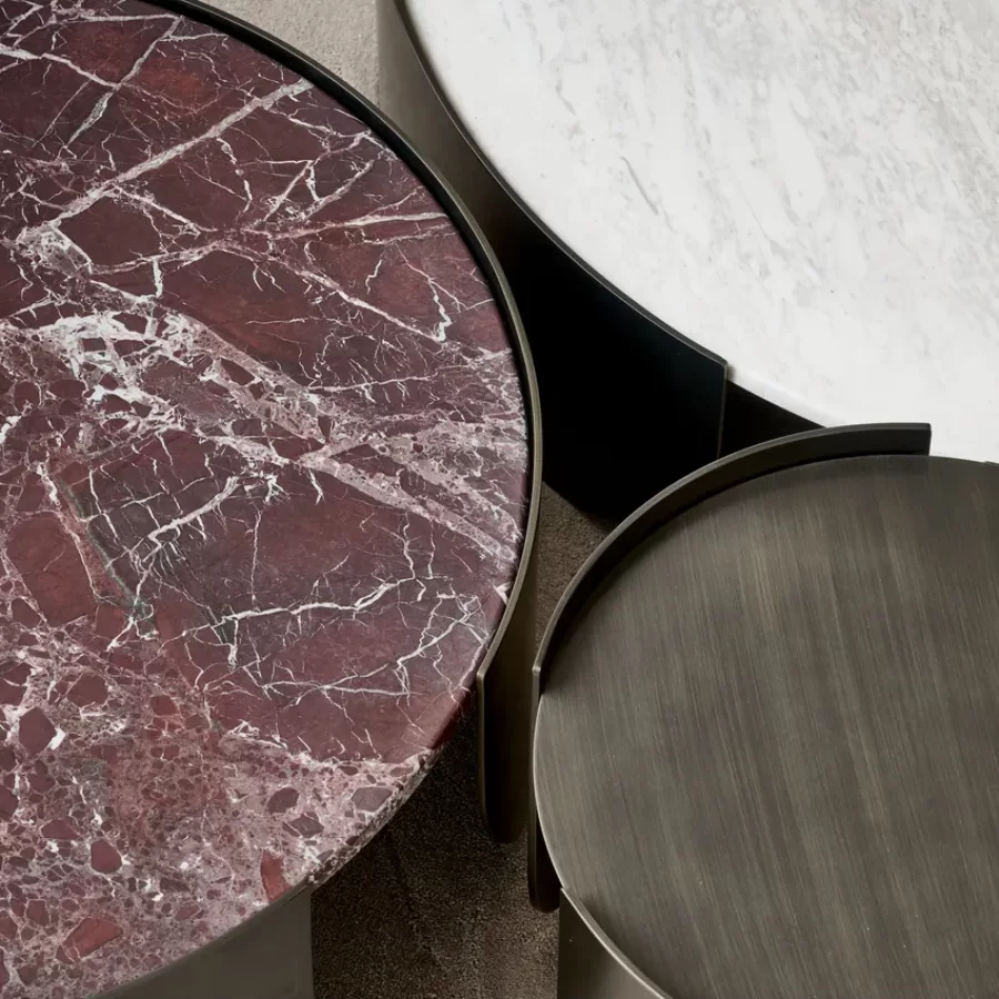 Atenae Coffee Tables by Cantori, luxury living room furniture, made to order in Italy