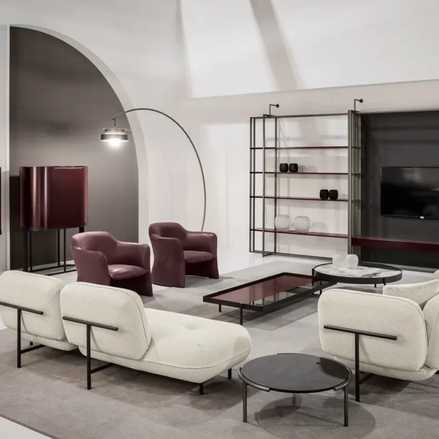 Cloud Modular Sofa by Cantori, Italian living room furniture, 215 to 260 cm wide