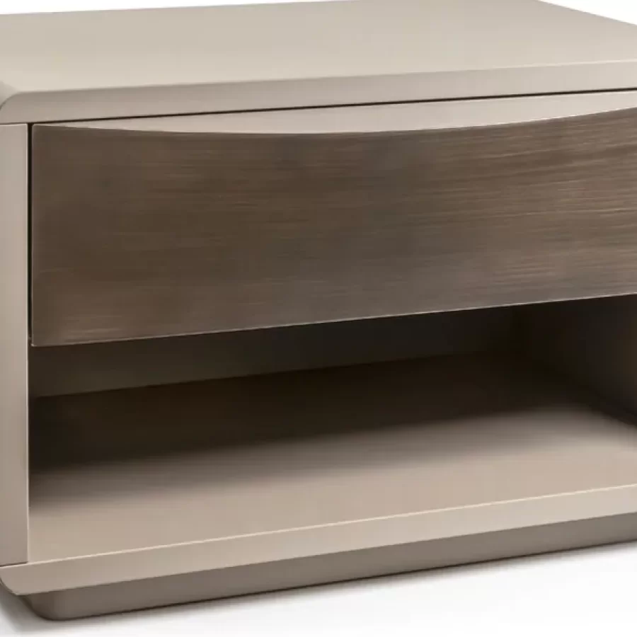 Concetto Bedside Table by Cantori, for a luxury bedroom