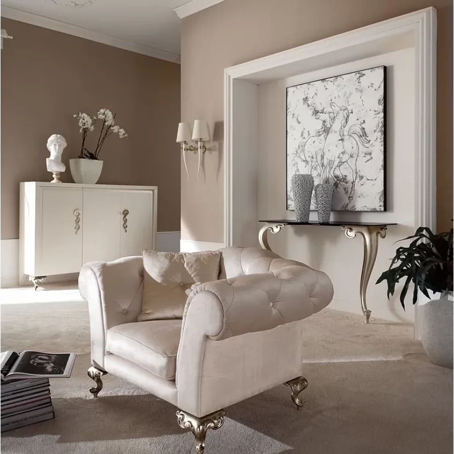 George Armchair by Cantori, living room furniture, 121 cm wide
