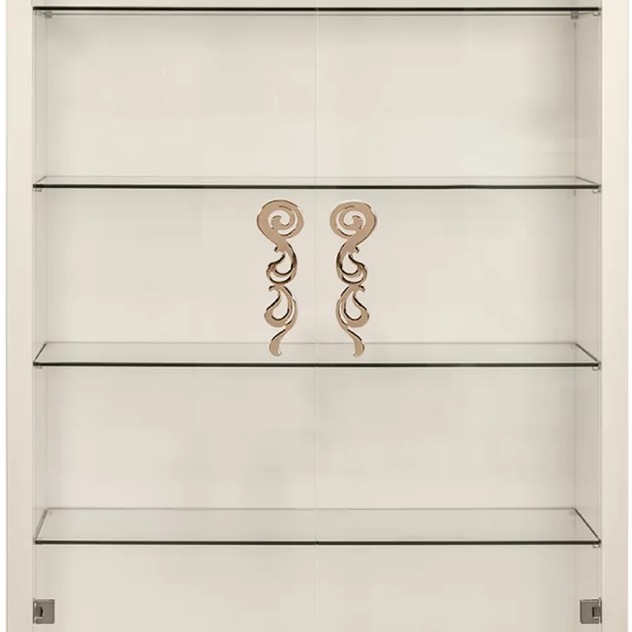 George Glass Cupboard by Cantori, showcase cabinet, 125 cm wide