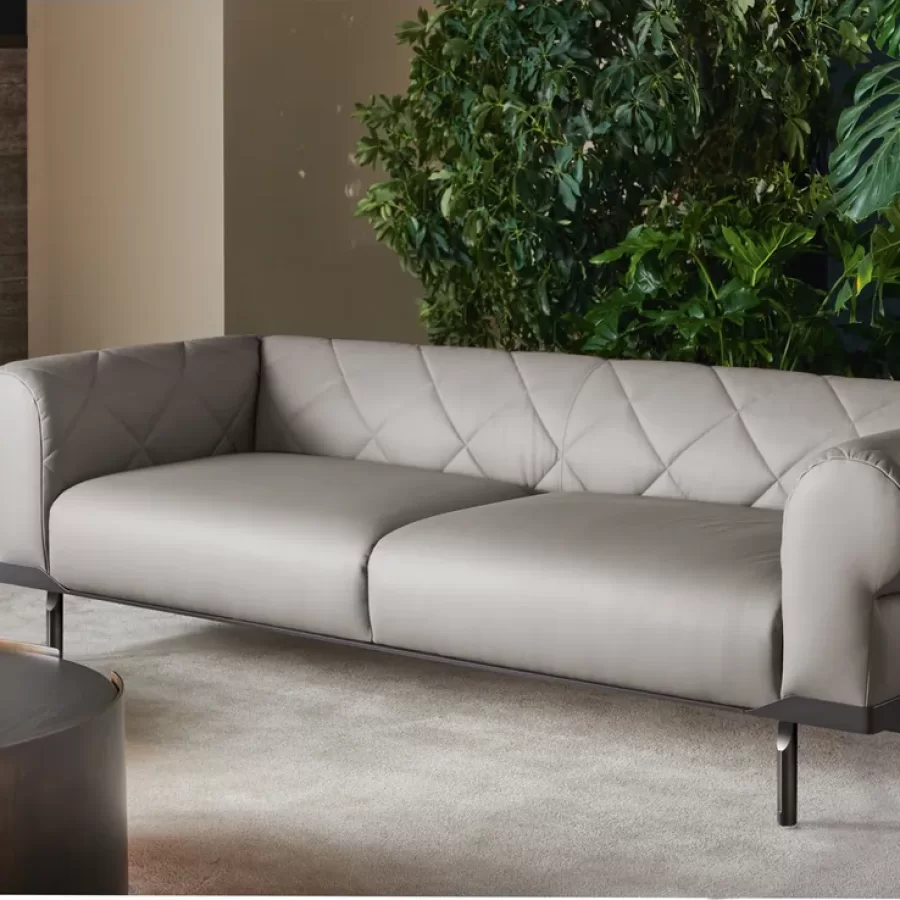 Gregory Sofa by Cantori, luxury sofa design, 250 or 306 cm wide