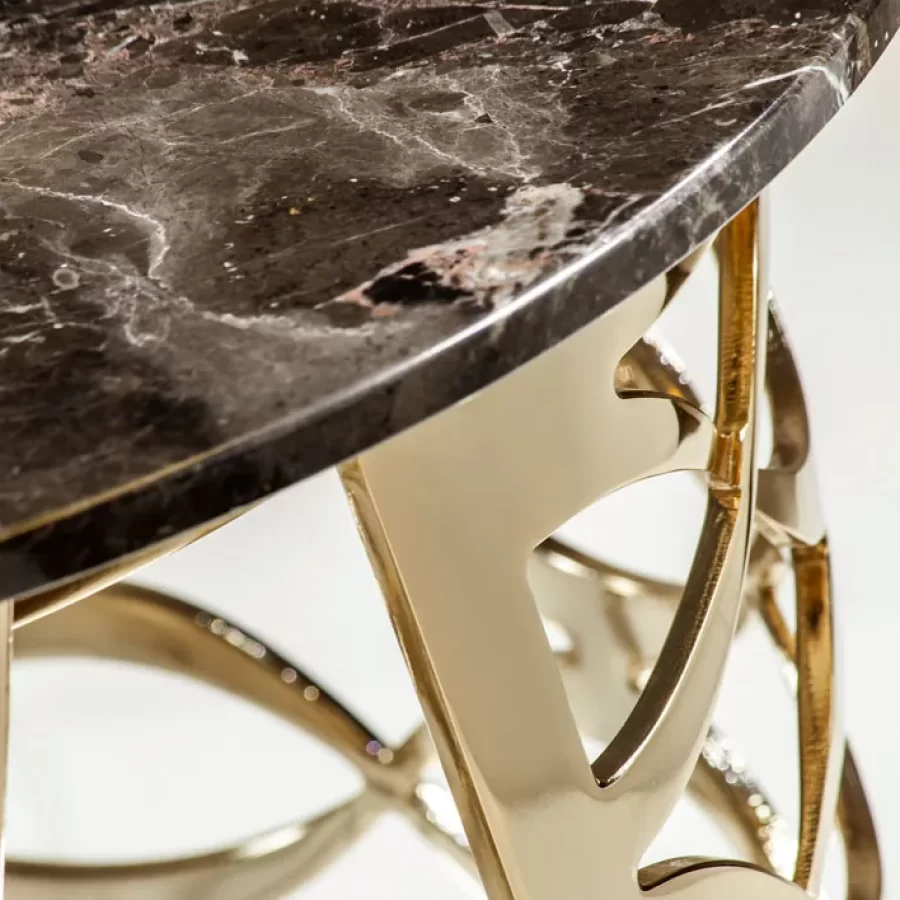 Isidoro Round Coffee Table by Cantori, Italian living room furniture, made to order in Italy