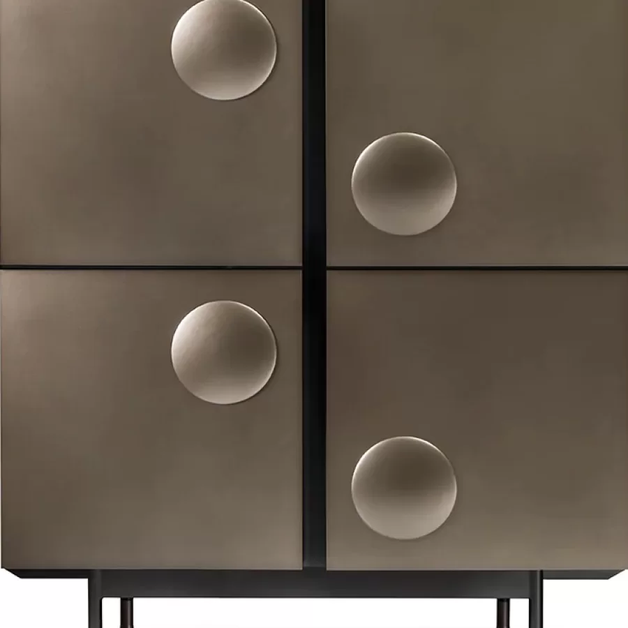 Melody Cabinet by Cantori, made to order in Italy, living room storage, 108 cm wide