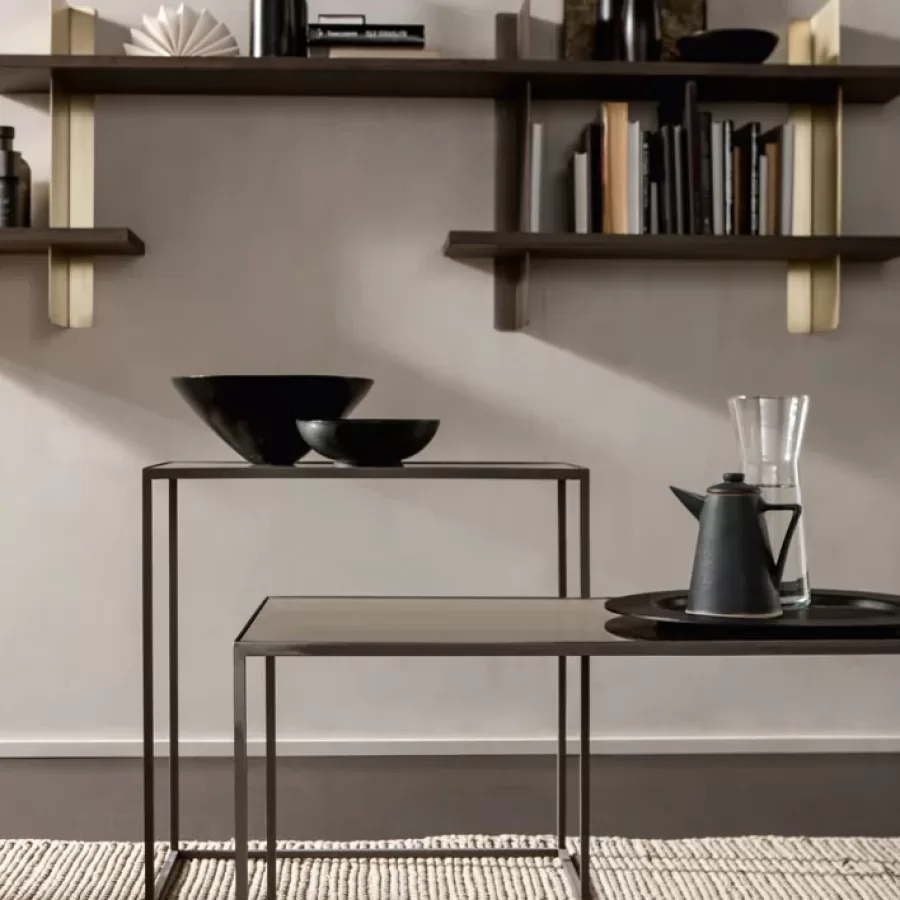 Narciso Rectangular Coffee Tables by Cantori, living room furniture, 86 to 90 cm wide