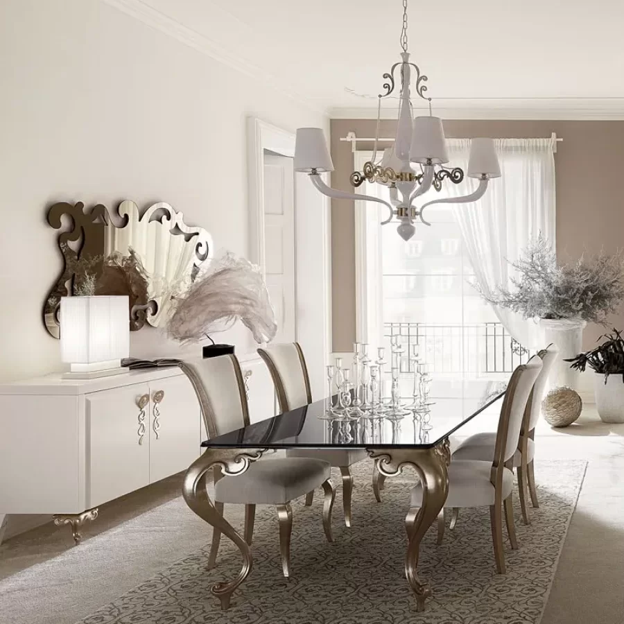 Raffaello Dining Chair by Cantori, luxury dining room furniture, 53 cm wide