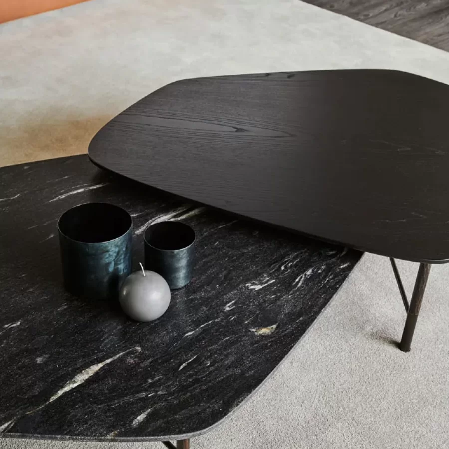 Shanghai Coffee Table by Cantori, luxury living room furniture, 135 cm wide