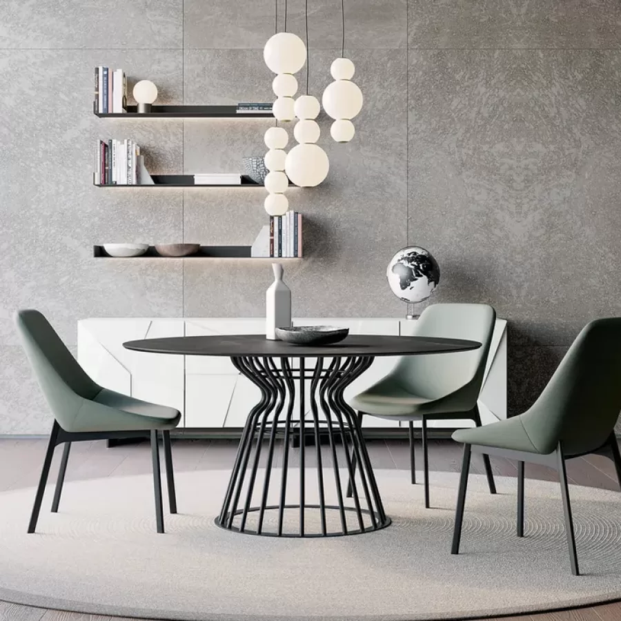 Bomber Dining Table by Dall'Agnese, dining table set, 150 to 300 cm wide