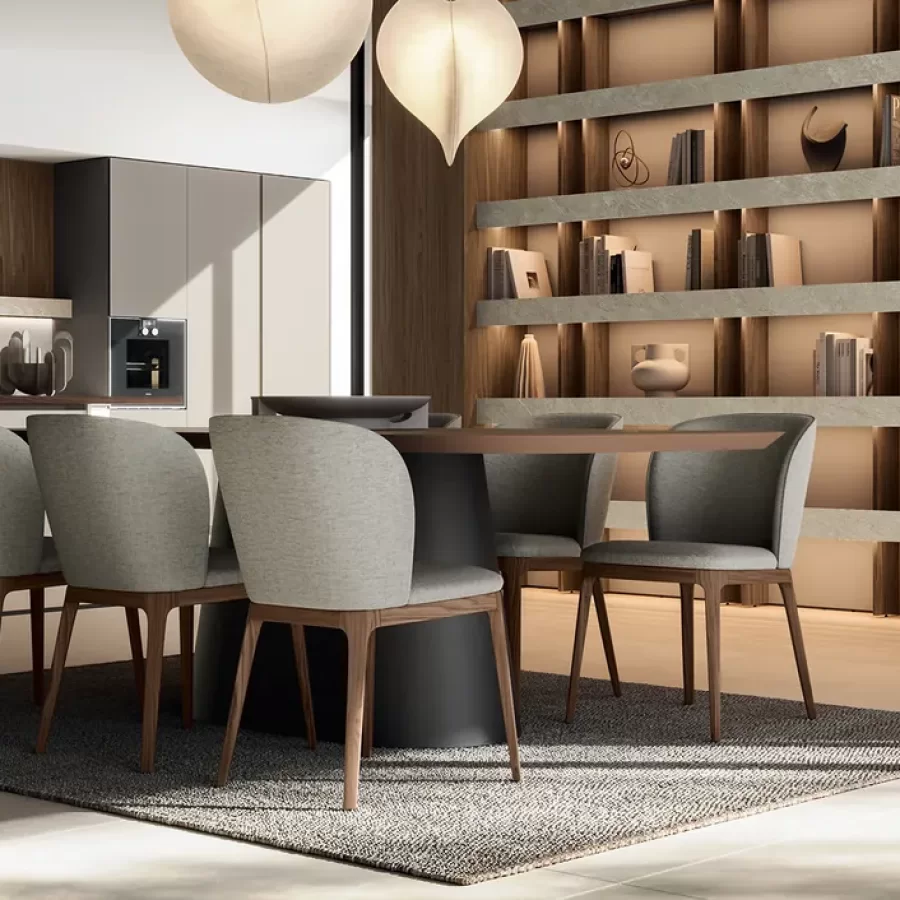 Gulp Dining Chair by Dall'Agnese, dining room table and chairs, 49 to 53 cm wide