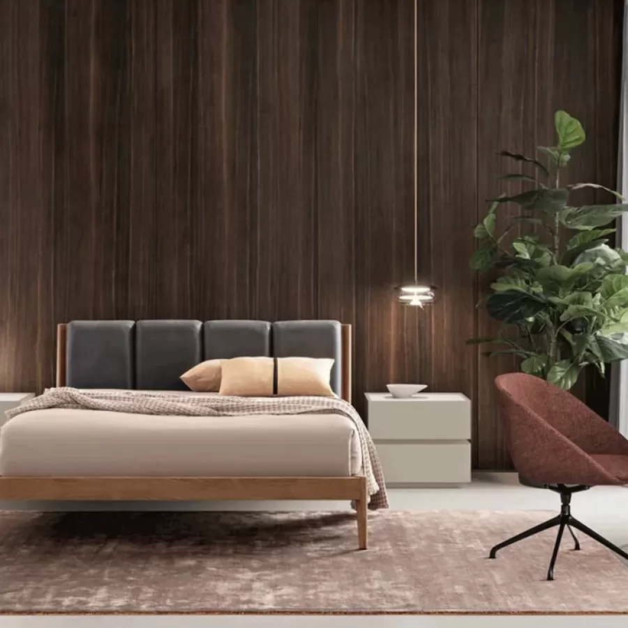 Settanta Desk by Dall'Agnese, solid wood desk, 132 or 134 cm wide
