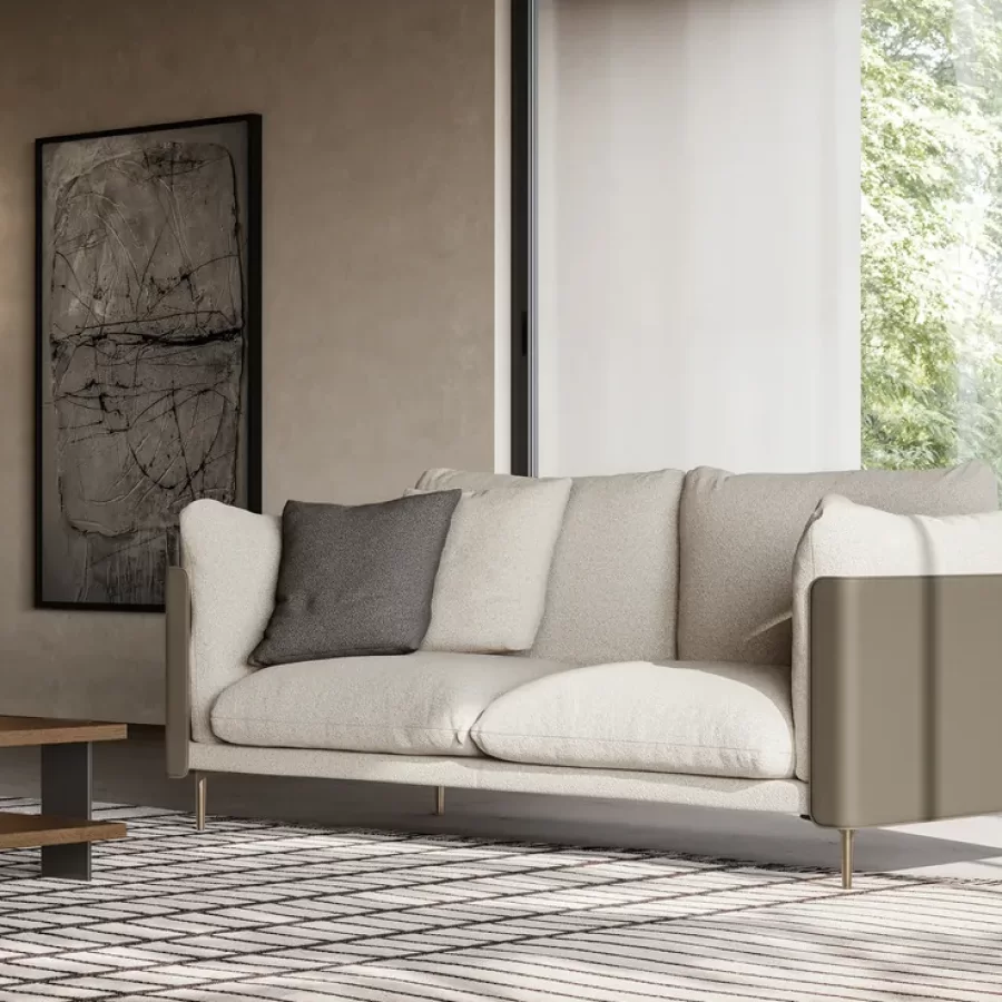 Settanta Sofa by Dall'Agnese, luxury living room furniture, 202 to 337 cm wide