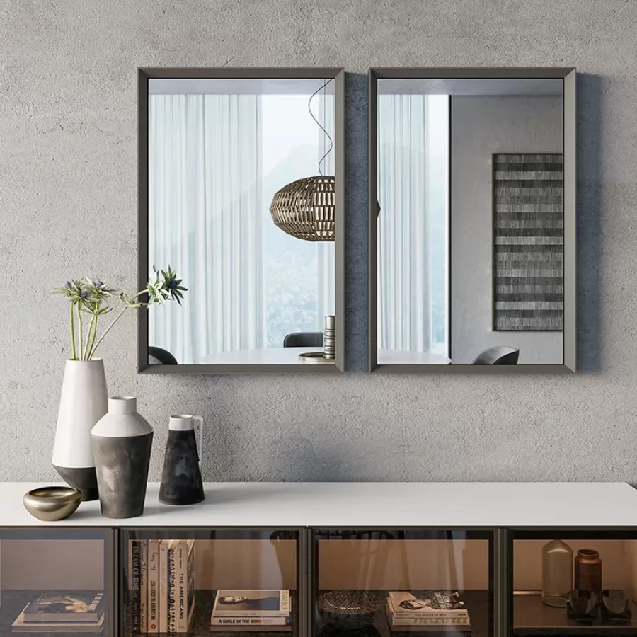 Slash Mirror by Dall'Agnese, wall mirror, Italian mirror, 60 to 126 cm wide
