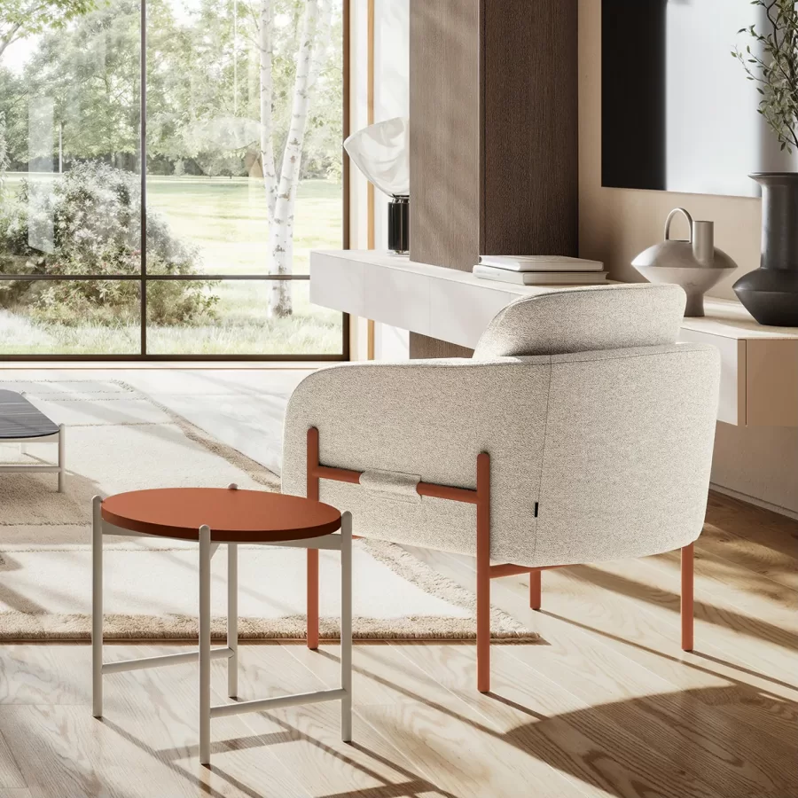 Supernova Armchair by Dall'Agnese, luxury living room furniture, 77 cm wide