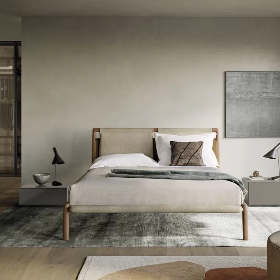 Tepu Bed by Dall'Agnese, for an Italian bedroom set