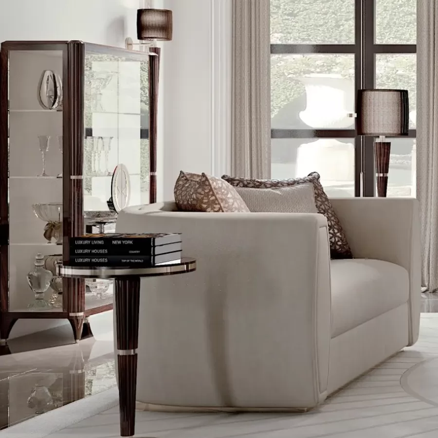 Ellipse Round Side Table by Francesco Pasi, side table, made to order in Italy