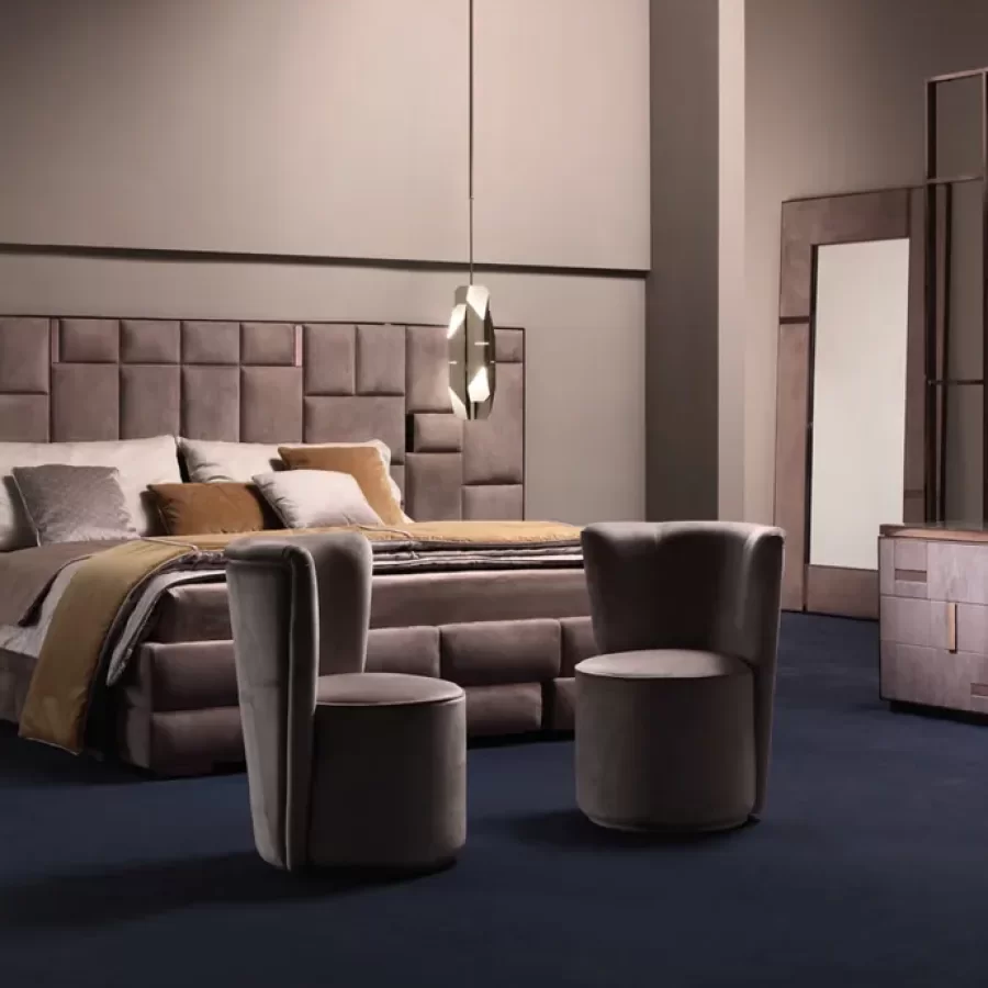 Cromo Bed by Epoque, master bedroom furniture