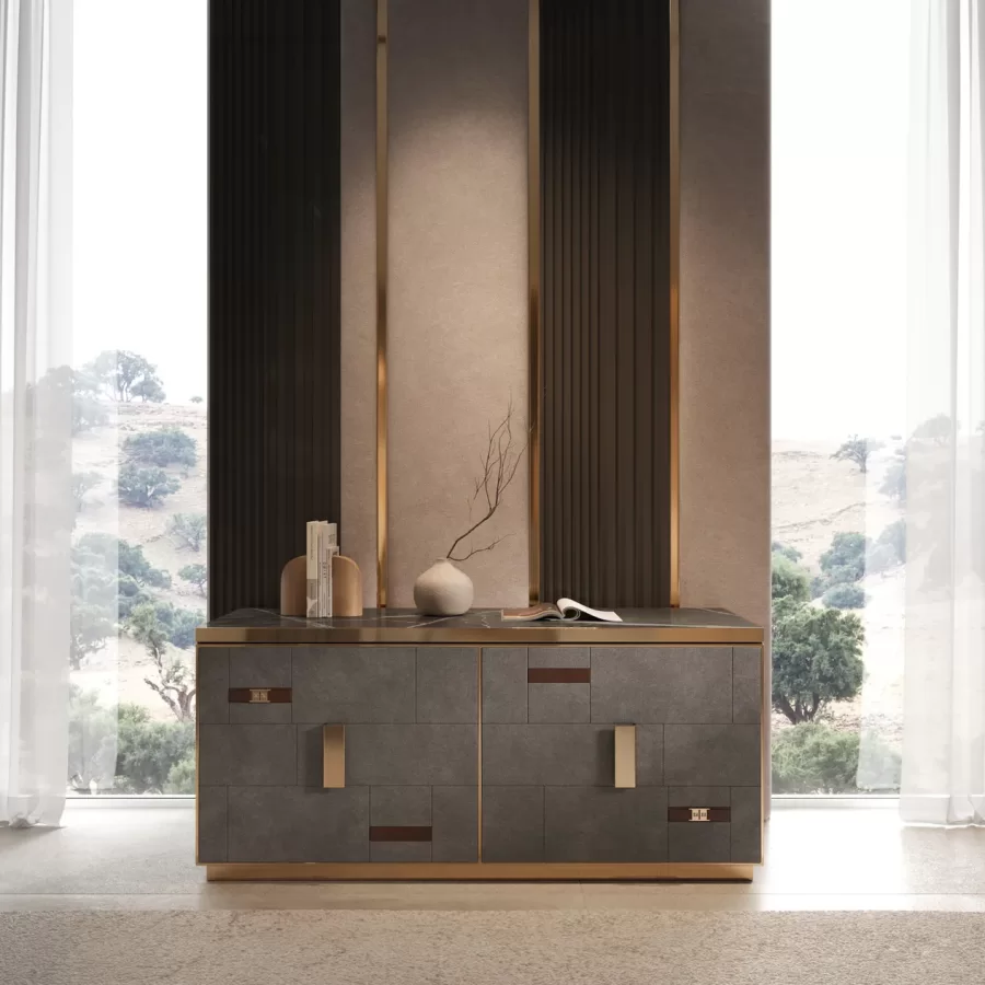 Cromo Plus Dresser by Epoque, luxury bedroom furniture