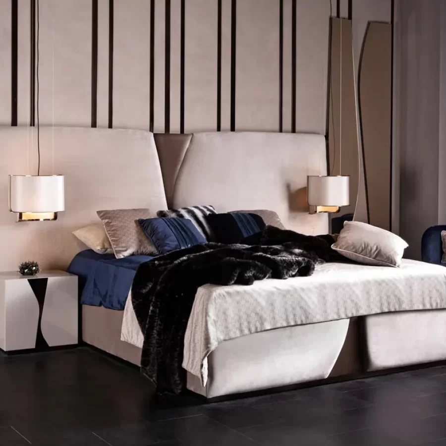 Krypton Bed by Epoque, luxury bedroom furniture