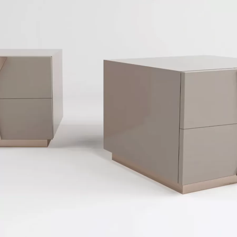 Krypton Nightstand by Epoque, luxury bedroom design