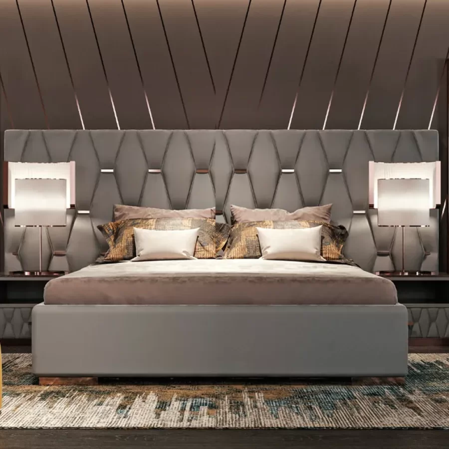 Nefrite Bed by Epoque, luxury bedroom furniture