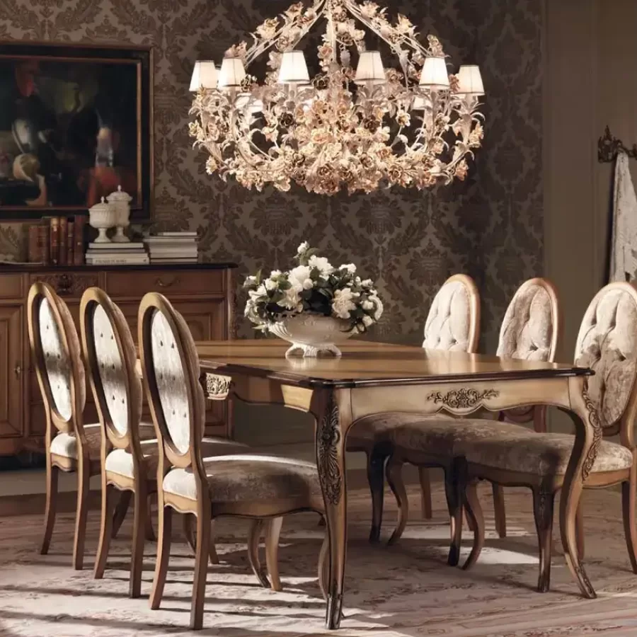Gran Guardia Dining Chair 2010 by Francesco Pasi, luxury dining room furniture, 53 cm wide