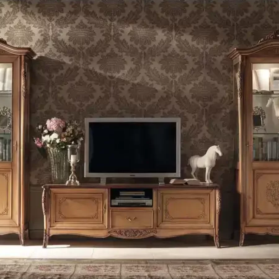 TV Units and TV Stands for a classic villa, Gran Guardia TV Stand 2015 by Francesco Pasi