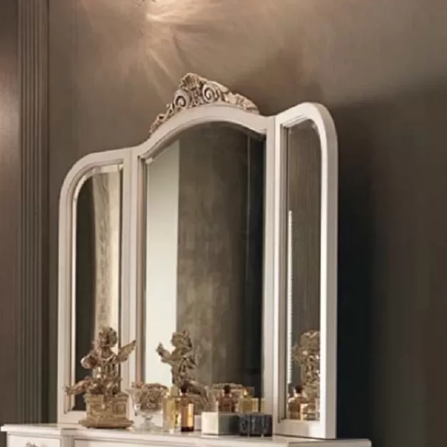 Gran Guardia Dressing Table Mirror, 3 Drawers by Francesco Pasi, for high quality bedroom sets