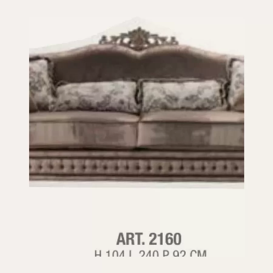 Gran Guardia Sofa with 6 Cushions by Francesco Pasi, classic sofa, 240 cm wide
