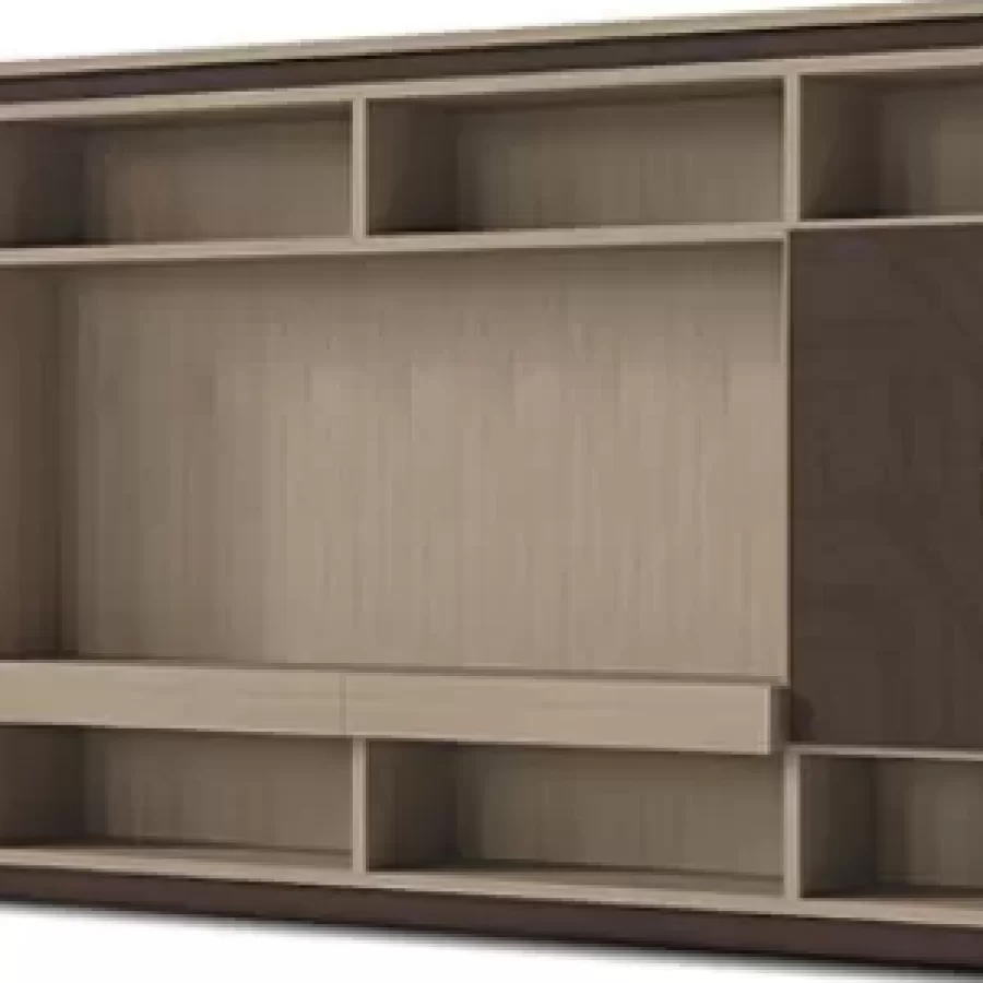 Icon Wall System with TV Opening, Large by Francesco Pasi, exclusive furniture for the living room